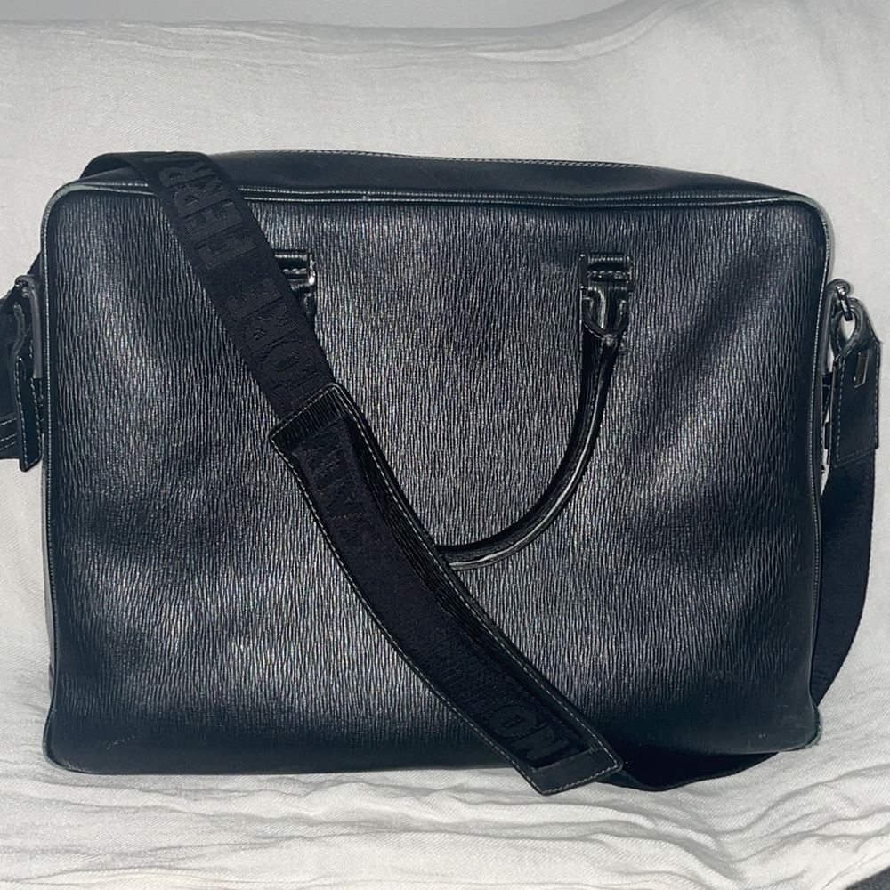 Salvatore Ferragamo briefcase.